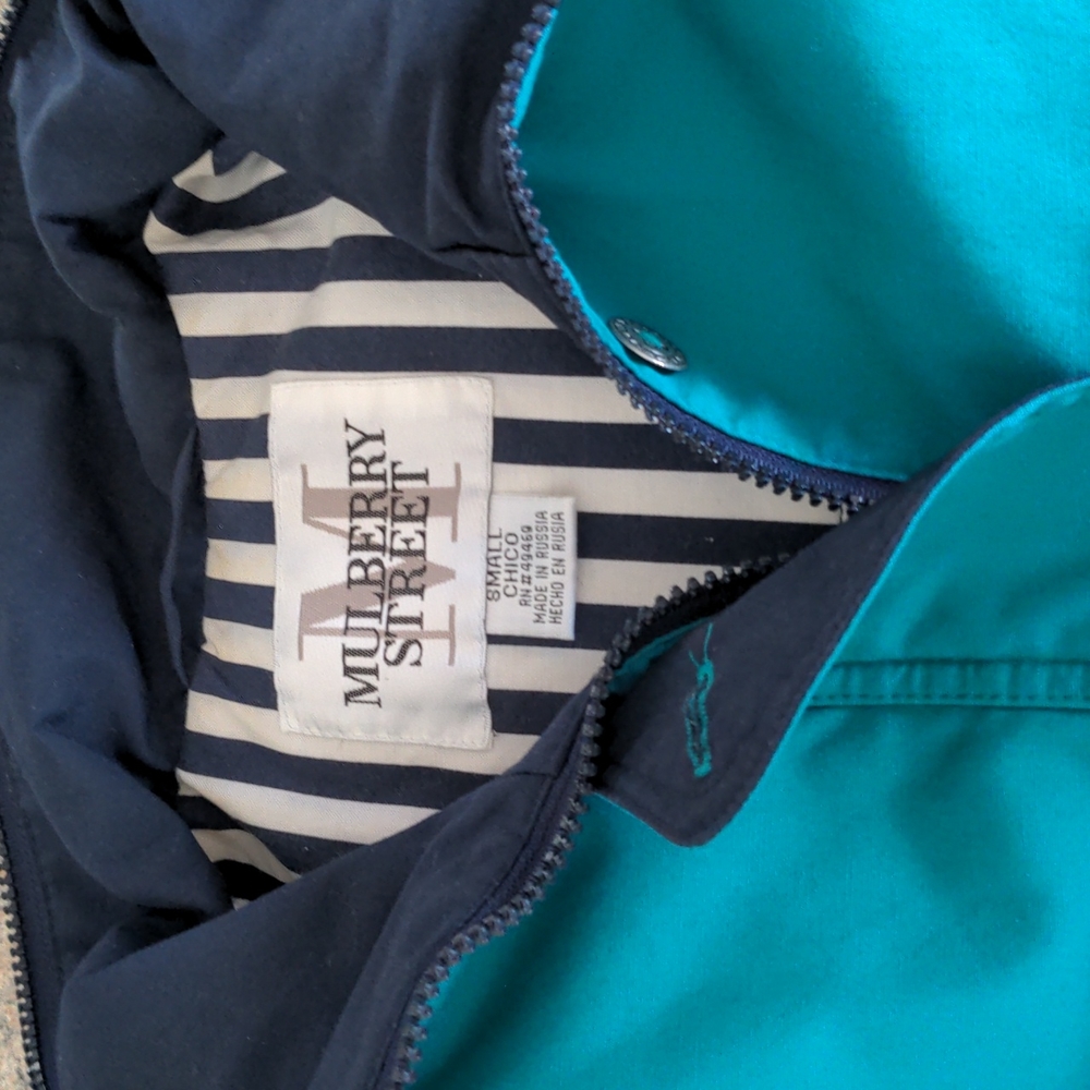 Vintage Mulberry Street Women's Turquoise Jacket Size S - Picture 4 of 10